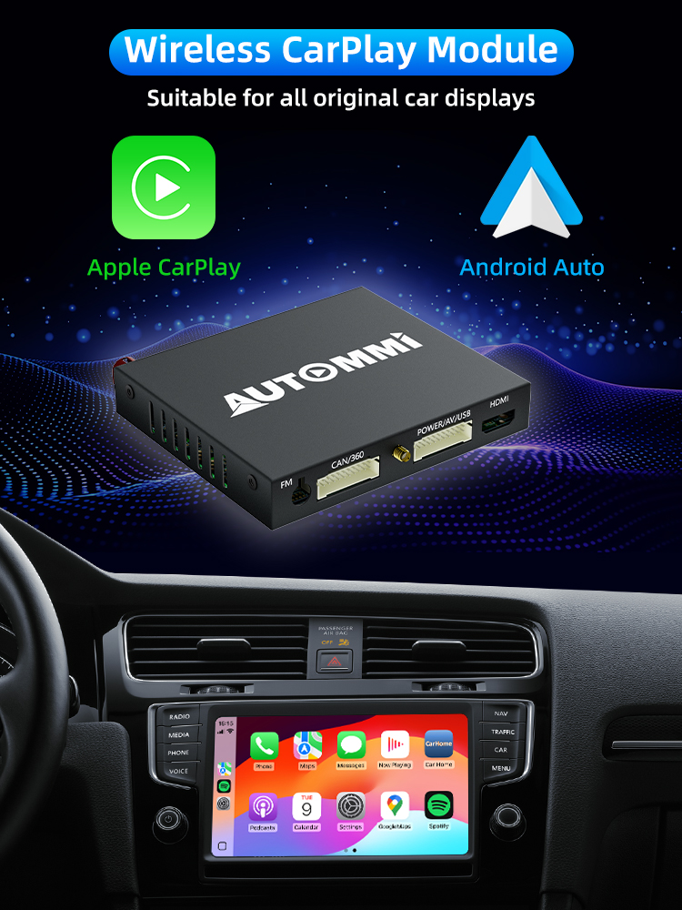 Wireless CarPlay Adapter for 2008-2012 Toyota Crown - Android Auto