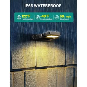 Luces Solares de Pared para Exteriores con Control Remoto, 6 Modos de Color, Blanco Cálido, Blanco Frío, RGB, IP65, Impermeables, para Montaje en Pared, Iluminación de Jardín - Product Image 4