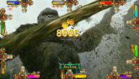 GODZILLA 2 KING OF THE MONSTERS Video Game mesin 10 pemain permainan memancing