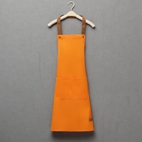 Tablier de boulanger personnalisé avec logo, tablier de cuisine en toile pour chef et barista, tablier réglable pour barbecue et jardin, tabliers brodés, tablier à fleurs