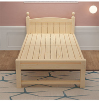 Lit pliant en bois massif de conception moderne personnalisé Gain de place Lit de chambre d'enfant