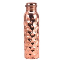Bouteille en cuivre de haute qualité Bouteille d'eau en cuivre pur de haute qualité disponible Bouteille de style différent