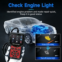 Escáner OBD2 V511, Herramienta de Diagnóstico para Autos, Lector de Códigos de Motor con Prueba de Batería, Herramienta de Escaneo OBDII para Vehículos de 12V