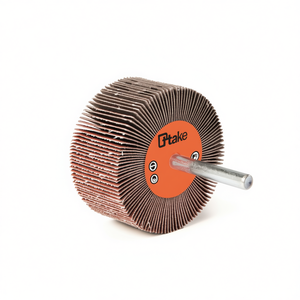 Ttake Abrasive Flap <b>Wheel</b> 80x40 Mm 6 Mm Shaft Corundum <b>Grinding</b> <b>Wheel</b> - Product Image 2