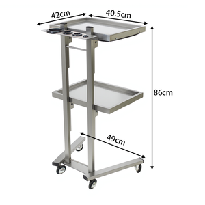 पहियों पर सैलून उपकरण ट्रॉली पर सैलून उपकरण ट्रॉली लवण ट्रॉली रोलिंग भंडारण गाड़ी - Product Image 2