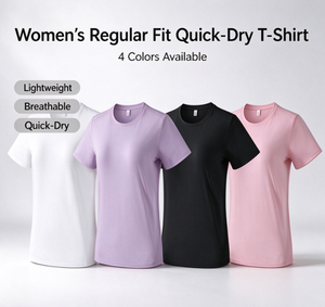 Hot Sale <strong>Women</strong> Quick Dry Stretch <strong>T</strong>-<strong>Shirt</strong> Polyester Elastane Crew Neck Short Sleeve Custom Logo Fitness Sports Blank Tees - Product Image 1