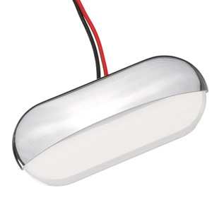 Luz LED Rectangular para Pasillos, 12V CC, Acero Inoxidable, Superficie Pulida, para Uso en Cabina de Barco o Escaleras - Product Image 1