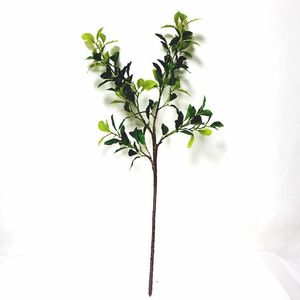 All'ingrosso piante finte verdi artificiali foglie di olivo foglie di <span class=keywords><strong>gelso</strong></span> per composizioni floreali - Product Image 2