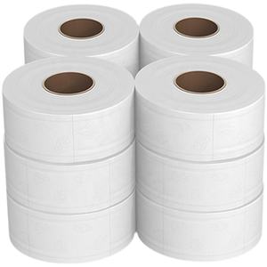 Rouleaux géants de papier <span class=keywords><strong>toilette</strong></span> recyclé, papier <span class=keywords><strong>toilette</strong></span> organique, rouleaux de papier <span class=keywords><strong>toilette</strong></span>, 170 mm de large, serviettes, 6 par paquet, vente en gros, tissu - Product Image 2