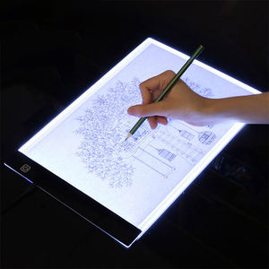 A4 LED วาดแท็บเล็ตกระดานวาดภาพ Copy Pad การเขียน Sketching LED แผ่นไฟ - Product Image 2