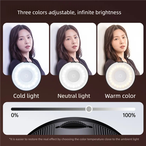 Soporte de Teléfono para Auto Plegable 3 en 1, Ultraligero de Aluminio de 136g, con Espejo de Maquillaje para Ventilación y Transmisión en Vivo - Product Image 2