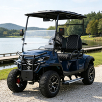 Voiturette de golf électrique Rainbow 72V Lithium 2 places 7,5 kW, peinture personnalisée, espace de chargement supplémentaire, certifiée DOT pour les États-Unis