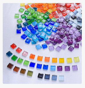 100 Piezas de Mosaicos Cuadrados Hechos a Mano por el Fabricante, Juguetes de Manualidades para la Educación Temprana de Padres e Hijos, Regalos, Decoración del Hogar - Product Image 1