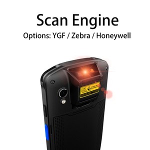 Escáner de código de barras YGF F7 <span class=keywords><strong>PDA</strong></span> Android 9,0/14,0 con batería de polímero de 5000mAh compatible con GPS/AGPS/Glonass/Beid <span class=keywords><strong>Bluetooth</strong></span> 5,0 de 4 pulgadas - Product Image 3