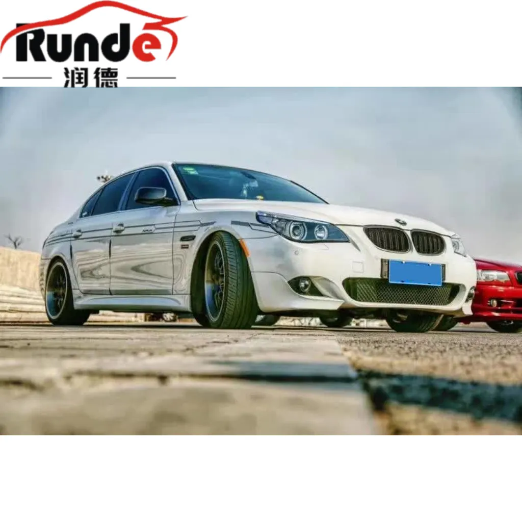 Runde High Quality MT Style PP material BODY KIT For 2003-2010 BMW 5 Series E60 Auto Car Wide Body kit Upgrade