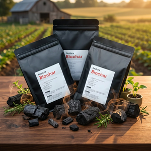 Neutura Biochar Améliorant de Sol Granulaire Engrais Biologique à Libération Lente Charbon Actif 100% Pur Fabriqué à Jakarta - Product Image 2