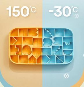 Ice Cube Block Maker Mold Silicone Ice Cube Tray Wholesale Silicone Ice Cream Makers - Product Image 2