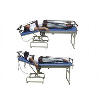 Fabricant de lits Traction Vente en gros OEM Table chiropratique Portable à traction à réglage stationnaire Fer 200 Lit chiropratique