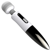 Vibrateur baguette AV mini puissant à 8 modes et 20 vitesses, vibromasseur érotique pour le clitoris féminin