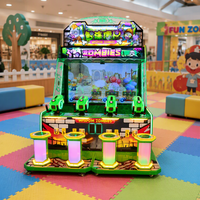 Machine de jeu d'arcade de tir à l'eau Zombies Plants Vs Zombies, à monnayeur, 4 joueurs, personnalisable en anglais, pour enfants, direct usine