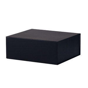In Stock Low MOQ <b>Black</b> Color Rigid Flat Magnetic Folding <b>Gift</b> <b>Box</b> for <b>Gift</b> Pack - Product Image 2