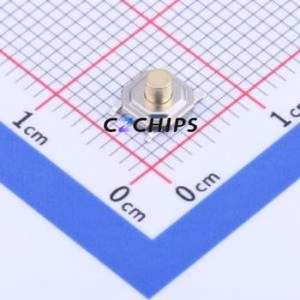 ST-1187-3 Tactile Switch SMD-4P,5.2x5.2mm Switch Single Pole Single Throw Round Button Vertical Mount 5.2mm - Product Image 1