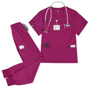 Tenues médicales professionnelles personnalisées pour dentistes, en polyester respirant, extensibles dans les 4 sens, ensembles <span class=keywords><strong>de</strong></span> blouses chirurgicales pour infirmières - Product Image 6