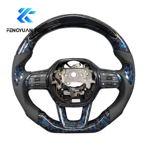 พวงมาลัยคาร์บอนไฟเบอร์ LED สำหรับฮอนด้า CRV HR-V <span class=keywords><strong>Civic</strong></span> R Fl5 Si Acura Integra 6th <span class=keywords><strong>2022</strong></span> 2023 2024 2025 2026 - Product Image 6