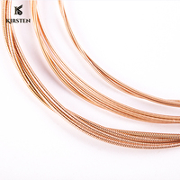 Strong Oxidation Resistance Poly Coated 11/52 12/53 High Carbon Hexangular Steel Core Phosphor Bronze Wound Nickel Plated Ball