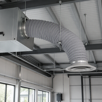 Fournisseur direct d'usine, systèmes HVAC Woofun, climatisation, conduit d'air flexible en PVC, 10 mètres