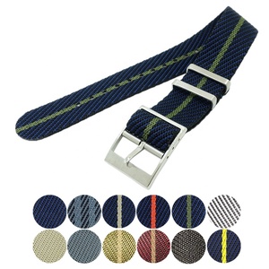 Sport Style Nouvelle Texture Nylon 20mm <span class=keywords><strong>22mm</strong></span> Bracelet de Montre Haute Densité L'otan Bandes de Montre Watch <span class=keywords><strong>Strap</strong></span> - Product Image 1