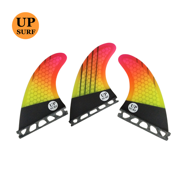 Surf aileron Tri Ensemble carbone ailerons de planche de surf en fibre de verre propulseurs Ailettes Future Base