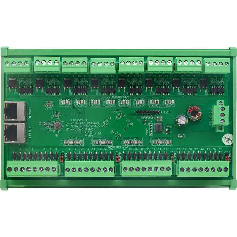 EtherCAT 32-Point Input/32-Point Output Modbus IO multifungsi Ethernet Modul IO