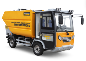 รถบรรทุกขนส่งขยะไฟฟ้า MN-H91 แบบยกอัตโนมัติ ขับเคลื่อน 4x2 ความจุ 3000 ลิตร ระยะทาง 80-100 กม. แบบบรรทุกด้านหลัง - Product Image 3