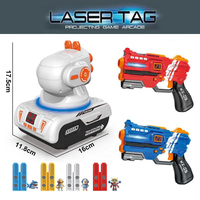 Mainan Lucky Toys Set Permainan Tembak Laser Tag Terlaris Pistol Lunak Terbaik Mainan Plastik ABS untuk Anak-Anak untuk Penggunaan Pesta