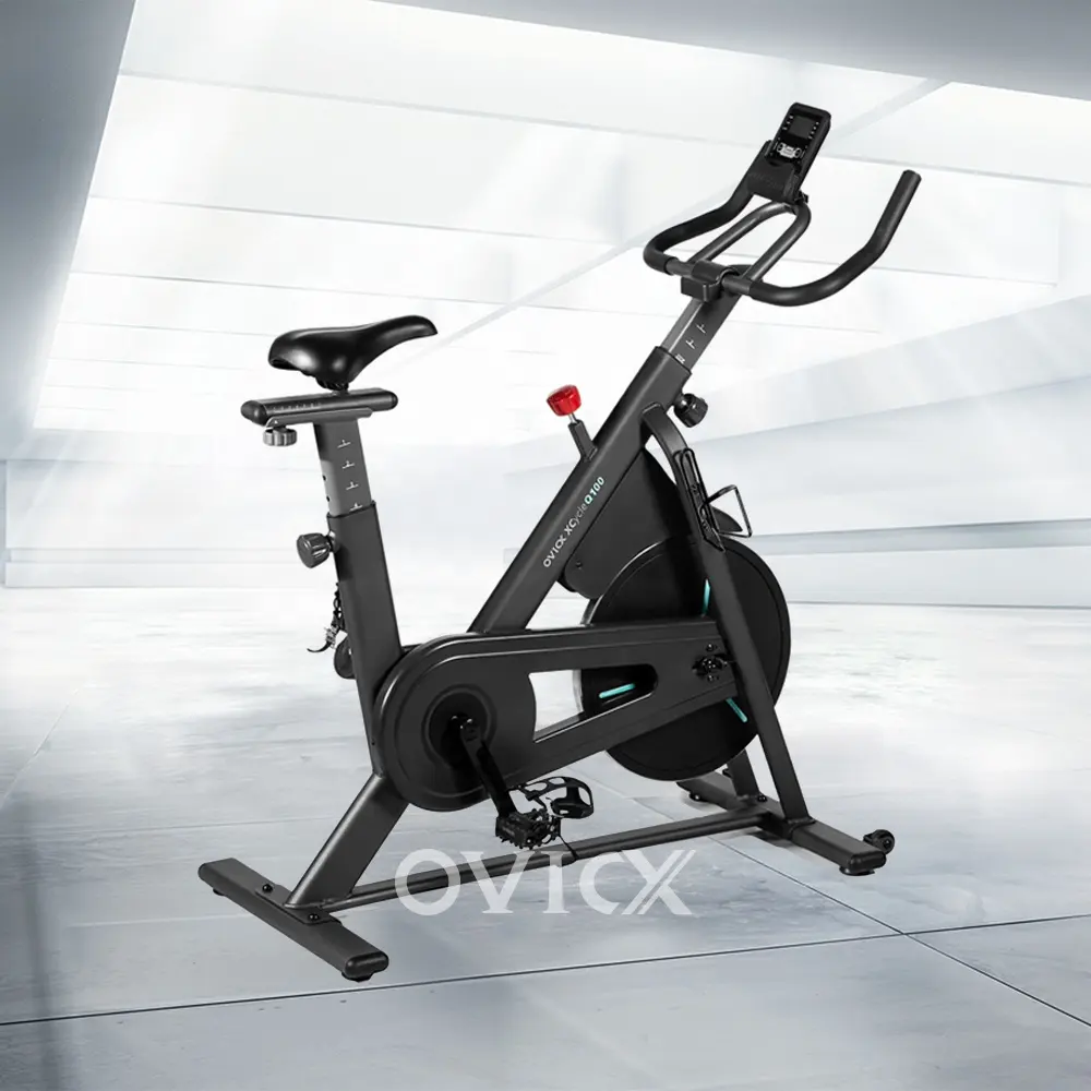 Mini equipamento magnético q100c para exercício, equipamento de fitness para bicicleta ao ar livre