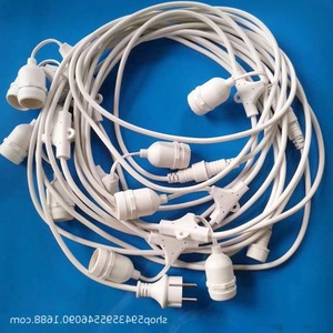 Cable de Lámpara de Goma Impermeable E27 E26 para Iluminación de Exteriores, Granjas e Invernaderos, 50V440V, Certificado CCC - Product Image 1
