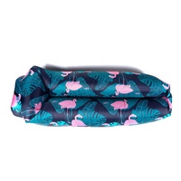 Canapé-lit gonflable confortable comme un nuage, forme banane, lit d'air, capacité 200 kg, chaise longue pour le camping