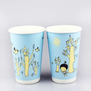 9oz 12oz 16oz Disposable Food Grade Paper Foam Cups Logo Customizable Cups Heat Insulated Foam Cup - Product Image 5