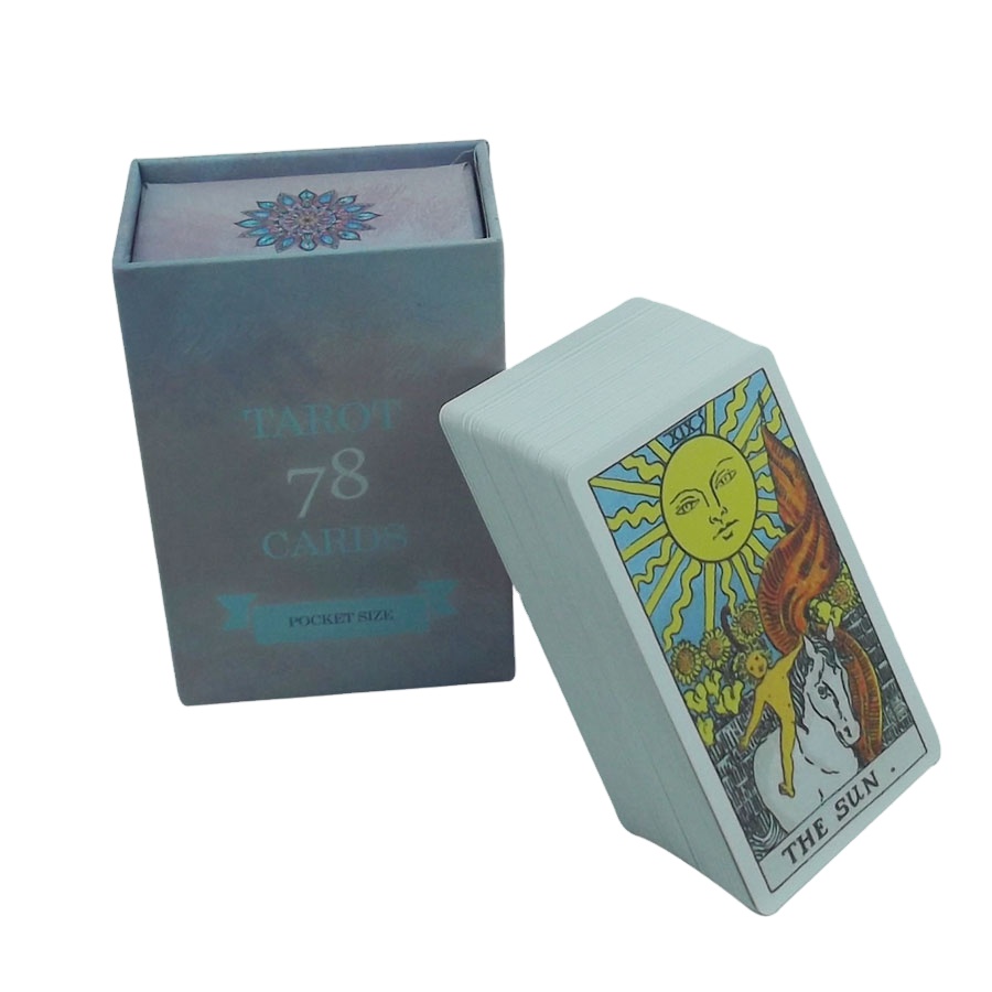 Оптовая продажа, индивидуальные очаровательные наклейки Таро, карты Таро для детей