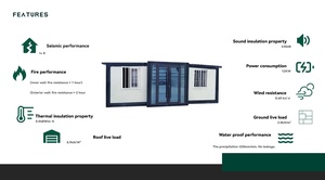 Villa préfabriquée de luxe 2026 en conteneur modulaire à ossature légère en acier, <span class=keywords><strong>construction</strong></span> rapide et moderne pour <span class=keywords><strong>maison</strong></span> et supermarché, étanche - Product Image 5