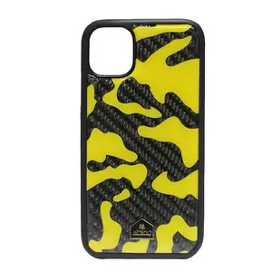 Venta directa del fabricante, aplicable al iphone X XS MAX, funda de fibra de carbono de camuflaje para apple 11 pro max