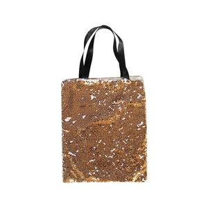 Thermal Sublimation Female Fashion <b>Sequin</b> Shoulder Tote Bag with Two-Tone Shimmer Design for Leisure Shopping - Product Image 1
