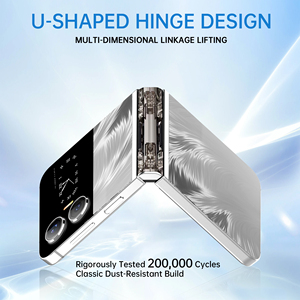 X6 có thể gập lại điện thoại thông minh <span class=keywords><strong>OEM</strong></span> <span class=keywords><strong>Android</strong></span> 15 6.9 inch 2K AMOLED 64mp máy ảnh 120Hz Màn hình điều kiện mới Octa core CPU LTE CDMA Tiếng Anh - Product Image 2