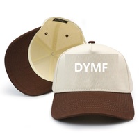 Gorras de Béisbol Personalizadas de 5 Paneles, Impermeables, de Forro Polar, de 2 Tonos, Unisex, con Cierre a Presión, para Exteriores