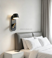 Lampe murale de lecture pour tête de lit en acrylique, applique murale d'intérieur pour chevet, lampe de lecture murale pour hôtel et villa