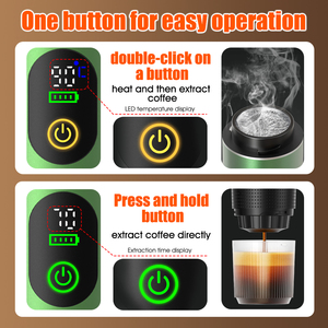 เครื่องชงกาแฟพกพาขายดี 20 บาร์ 3 in 1 ชาร์จ USB ใช้แบตเตอรี่ จอ LED แสดงผล เหมาะสำหรับรถยนต์และรถบ้าน - Product Image 6