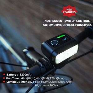 Stvzo Đức Phiên Bản Xe Đạp Ánh Sáng Thiết Kế Nhỏ Gọn 3200MAh 100lux Siêu Sáng Tạo LED Thiết Kế Mới Điều Khiển Độc Lập - Product Image 2