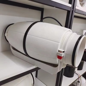 Ventilateur de surpression de conduit d'extraction nouveau boîtier en plastique contrôle d'air 4 "5" 6 "8" ventilateurs d'échappement de tuyau de conduit en ligne réversibles silencieux - Product Image 3