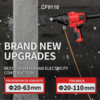 Perceuse murale électrique industrielle MASTER de qualité OEM, 110 mm, 9110, 1600 W, à vitesse variable, portable, pour béton armé, avec diamant renforcé